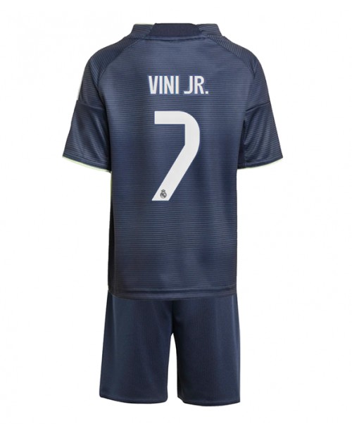 Günstige Real Madrid Vinicius Junior #7 Auswärts Trikotsatzt Kinder 2025-26 Kurzarm (+ Kurze Hosen) Günstige Real Madrid Vinicius Junior #7 Auswärts Trikotsatzt Kinder 2025-26 Kurzarm (+ Kurze Hosen)